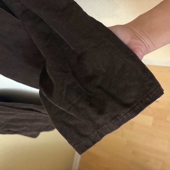 ESKANDAR Brown Corduroy Jacket cotton Silk Blend Size 1 Vintage - Picture 2 of 9